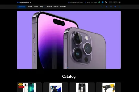Home page dark mode