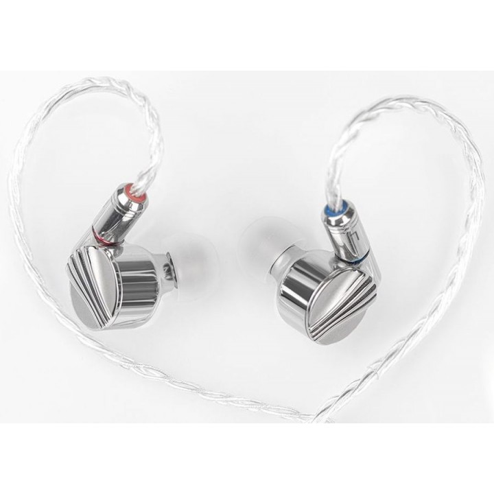 Наушники FIIO FD5, 2.5 мм/3.5 мм/4.4 мм, серебристый