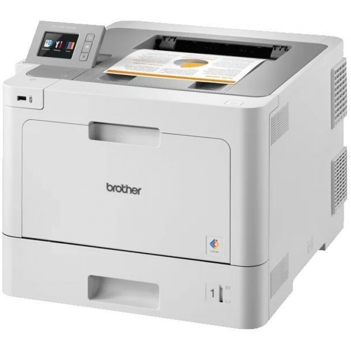 Принтер лазерный Brother HL-L9310CDW цветной, цвет белый